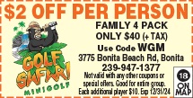 Special Coupon Offer for Golf Safari Mini Golf